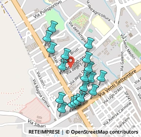 Mappa Via degli Enotri, 87012 Castrovillari CS, Italia (0.23)