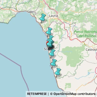 Mappa Via Municipale, 87029 Scalea CS, Italia (7.68727)
