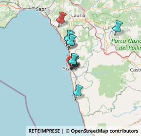Mappa Via Municipale, 87029 Scalea CS, Italia (9.54455)