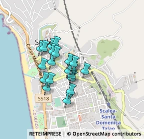 Mappa Via Tommaso Campanella, 87029 Scalea CS, Italia (0.3395)