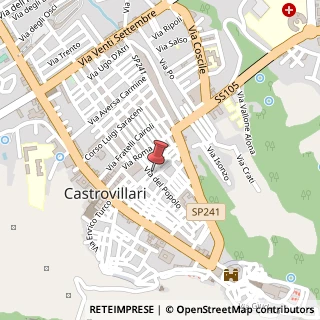 Mappa Via del Popolo, 35, 87012 Castrovillari, Cosenza (Calabria)