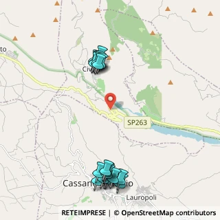 Mappa SP263, 87010 Civita CS, Italia (2.6175)