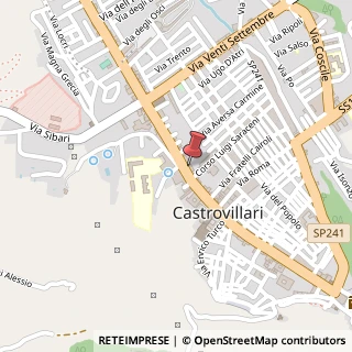 Mappa Corso Giuseppe Garibaldi, 79, 87012 Castrovillari, Cosenza (Calabria)