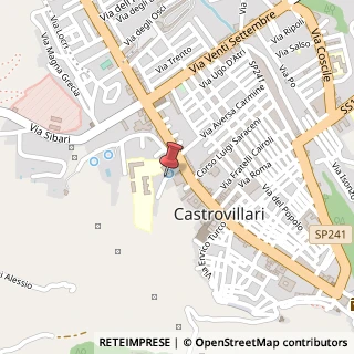 Mappa Via Cavalieri di Malta, 13, 87012 Castrovillari, Cosenza (Calabria)