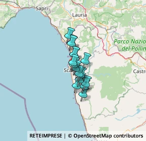Mappa Via Dottor A. Imparato, 87029 Scalea CS, Italia (7.29375)