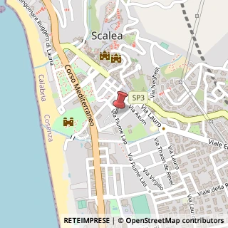 Mappa Via Fiume Lao, 27, 87029 Scalea, Cosenza (Calabria)