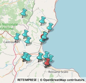 Mappa Via degli Oleandri, 87076 Villapiana CS, Italia (15.987)