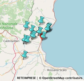 Mappa Via degli Oleandri, 87076 Villapiana CS, Italia (10.01875)