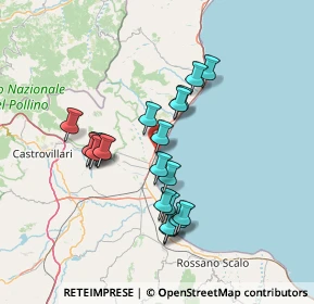 Mappa Via degli Oleandri, 87076 Villapiana CS, Italia (13.428)