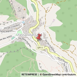 Mappa Via Vittorio Emanuele III, 121, 08040 Ulassai, Nuoro (Sardegna)