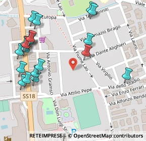 Mappa V. A. de, 87029 Scalea CS, Italia (0.175)