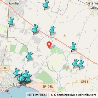 Mappa Via Sant'Antioco, 04011 Aprilia LT, Italia (6.8715)