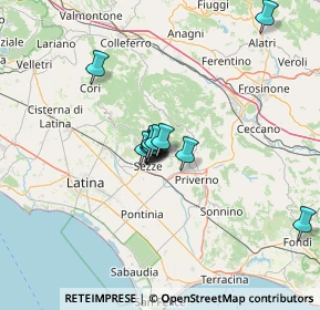 Mappa Via collegrotte, 04018 Sezze LT, Italia (9.71583)