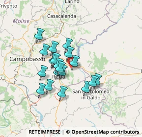 Mappa 86013 Gambatesa CB, Italia (11.335)