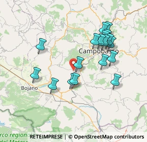 Mappa Contrada Sterparo, 86011 Baranello CB, Italia (7.53167)