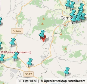 Mappa Contrada Sterparo, 86011 Baranello CB, Italia (7.111)