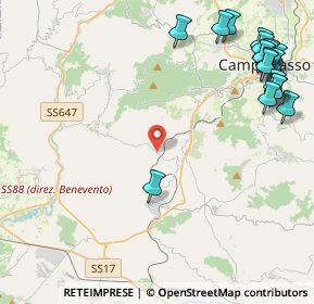 Mappa Contrada Sterparo, 86011 Baranello CB, Italia (6.432)