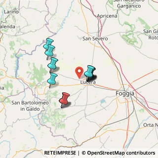 Mappa Zona Industriale di Lucera, 71036 Lucera FG, Italia (10.23933)