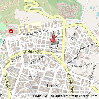 Mappa Via Cesare Battisti, 71036 Lucera FG, Italia, 71036 Lucera, Foggia (Puglia)