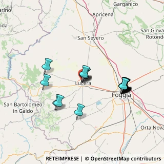 Mappa Via Martiri della Resistenza, 71036 Lucera FG, Italia (14.5465)