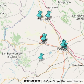 Mappa Via Martiri della Resistenza, 71036 Lucera FG, Italia (14.51583)