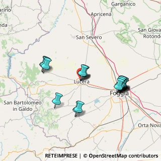 Mappa Via Martiri della Resistenza, 71036 Lucera FG, Italia (14.5005)
