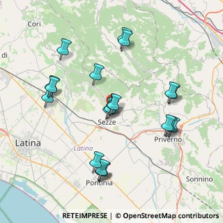 Mappa Via Sagliuta, 04018 Sezze LT, Italia (8.4475)