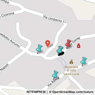 Mappa Via Umberto I, 03030 Villa Santa Lucia FR, Italia (0.0125)