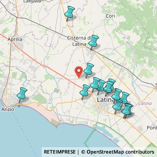 Mappa Via Conca, 04012 Astura LT, Italia (9.38857)