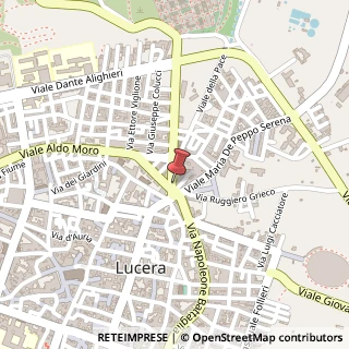 Mappa Via San Severo, 1, 71036 Lucera, Foggia (Puglia)