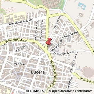 Mappa Via S. Severo, 71036 Lucera FG, Italia, 71036 Lucera, Foggia (Puglia)