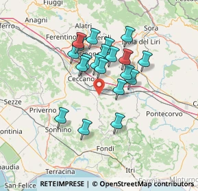 Mappa 03020 Castro dei Volsci FR, Italia (12.0585)