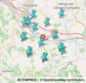 Mappa 03020 Castro dei Volsci FR, Italia (7.55688)