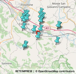Mappa 03020 Castro dei Volsci FR, Italia (7.24421)