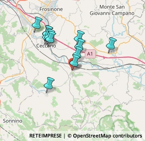 Mappa 03020 Castro dei Volsci FR, Italia (6.91667)
