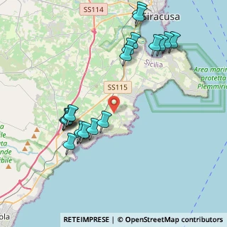 Mappa Traversa Torre Cuba, 96100 Fontane Bianche SR, Italia (4.9925)