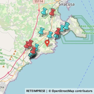 Mappa Via della Donzella, 96100 Siracusa SR, Italia (3.8365)