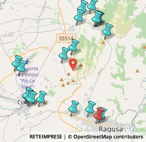 Mappa Unnamed Rd, 97013 Comiso RG, Italia (5.9385)