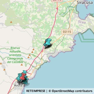 Mappa Via delle Orchidee, 96100 Cassibile SR, Italia (6.6465)