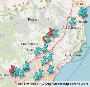 Mappa Via Taranto, 95037 San Giovanni La Punta CT, Italia (5.966)