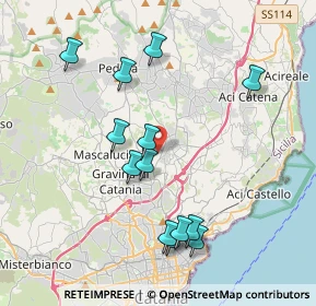 Mappa Via Torquato Tasso, 95037 San Giovanni La Punta CT, Italia (4.44615)