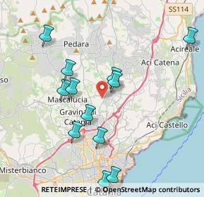 Mappa Via Torquato Tasso, 95037 San Giovanni La Punta CT, Italia (4.57417)
