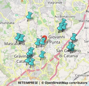 Mappa Via Torquato Tasso, 95037 San Giovanni La Punta CT, Italia (2.2195)
