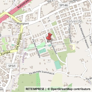 Mappa Via A. Sapienza, 13, 95100 Valverde, Catania (Sicilia)