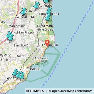 Mappa Via Fossa Creta, 95021 Aci Castello CT, Italia (4.3395)