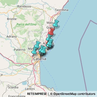 Mappa Via Fossa Creta, 95021 Aci Castello CT, Italia (7.27786)