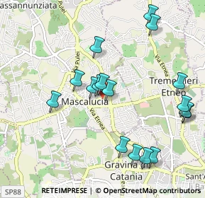 Mappa Corso S. Vito, 95030 Mascalucia CT, Italia (1.18176)