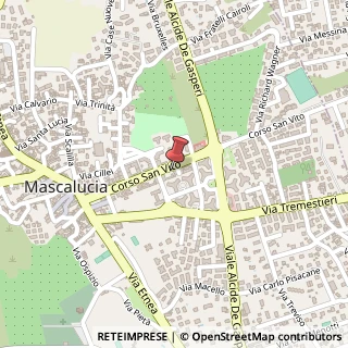 Mappa Corso S. Vito, 128, 95030 Mascalucia CT, Italia, 95030 Mascalucia, Catania (Sicilia)