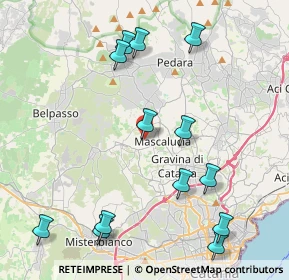 Mappa Via Tomasi di Lampedusa, 95030 Mascalucia CT, Italia (5.45692)