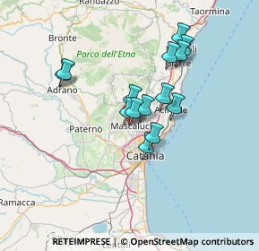 Mappa Via Tomasi di Lampedusa, 95030 Mascalucia CT, Italia (12.29071)